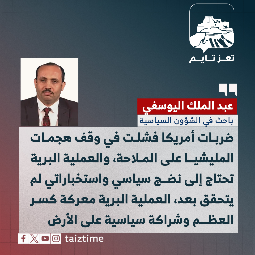الباحث في الشؤون السياسية والاستراتيجية، عبد الملك اليوسفي