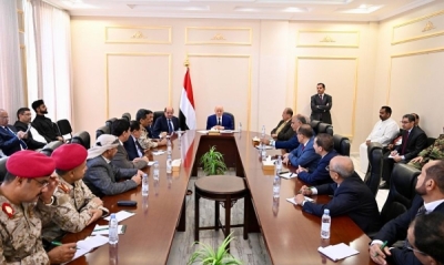 الرئيس العليمي يشيد بدور أبناء الضالع في مواجهة الحوثيين ودعم النظام الجمهوري