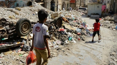 اليمن.. مقتل وإصابة 33 مدني جراء الأسلحة المتفجرة خلال الأسبوع الماضي