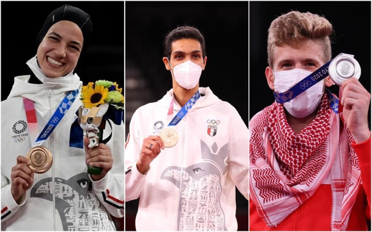 العرب يحصدون 4 ميداليات جديدة في أولمبياد طوكيو