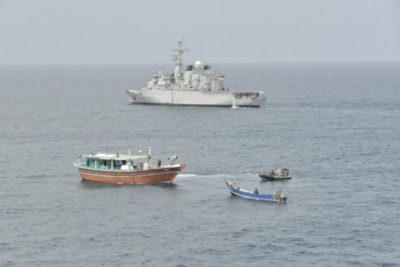 القوات المشتركة تصادر شحنة مخدرات بقيمة 142 مليون دولار في بحر العرب جنوب اليمن