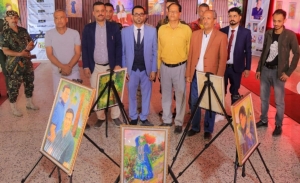تعز تقاوم حصار الحوثيين بمعرض للفن التشكيلي