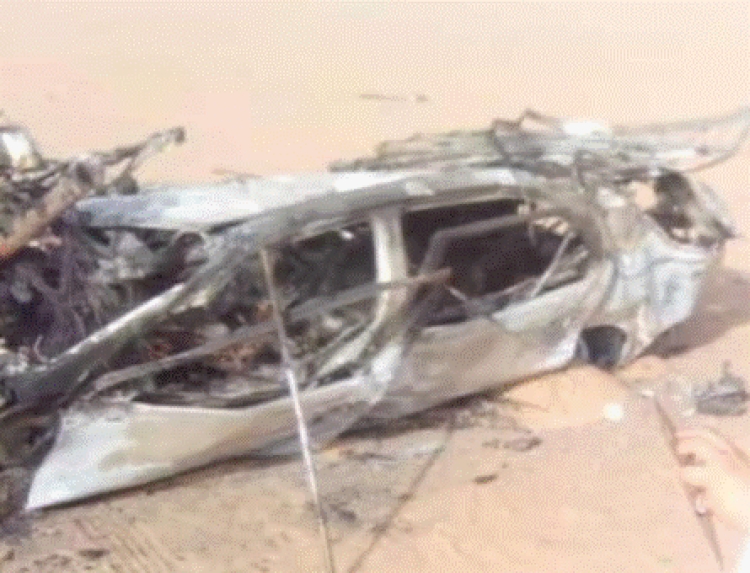مقتل وإصابة 7 مدنيين بانفجار لغم حوثي في سيارة مدنية شمالي اليمن