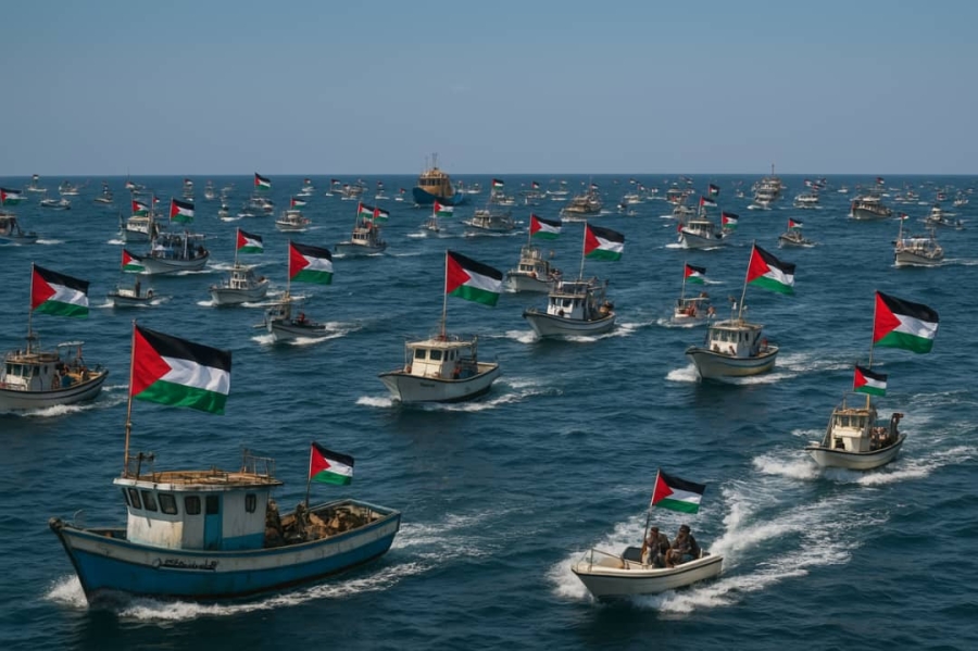 إسرائيل تهاجم أسطول الصمود العالمي وتحتجز 13 سفينة