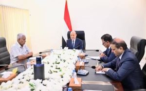 الرئيس العليمي: الملف الاقتصادي والخدمي في صدارة أولويات المجلس والحكومة