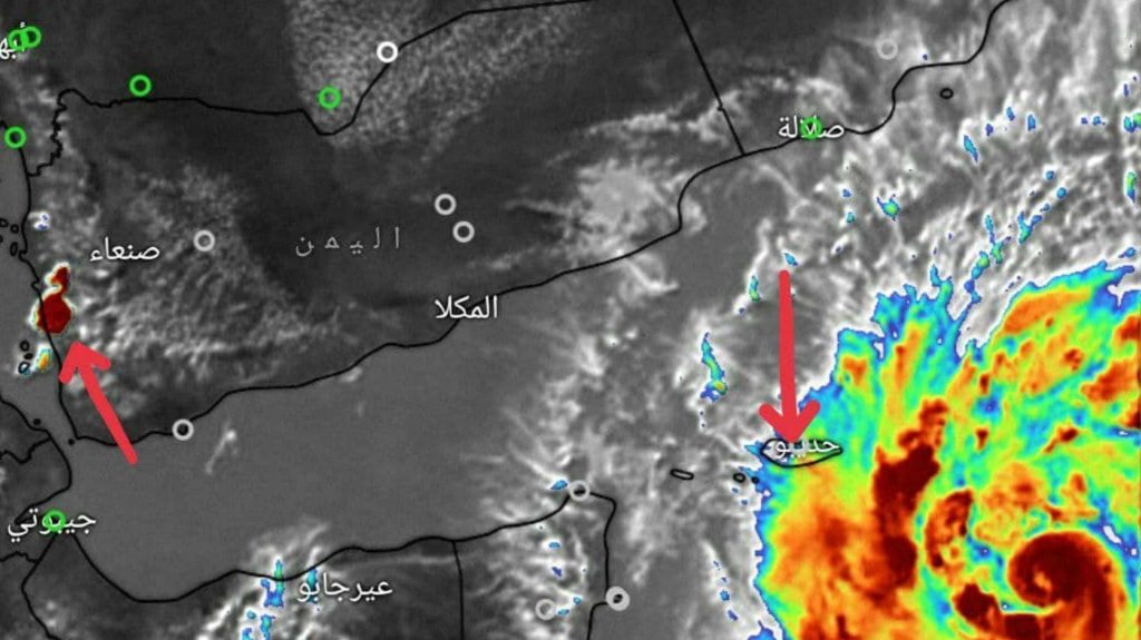 إعصار "تيج" يقترب من 3 محافظات يمنية وسلطات الدولة العليا تؤكد على رفع الجاهزية