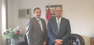 سفير اليمن في سويسرا يلتقي بقيادة الجالية اليمنية