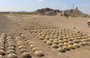 مشروع "مسام" ينتزع أكثر من 1300 لغم خلال أسبوع