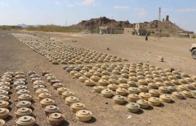 مشروع "مسام" ينتزع أكثر من 1300 لغم خلال أسبوع