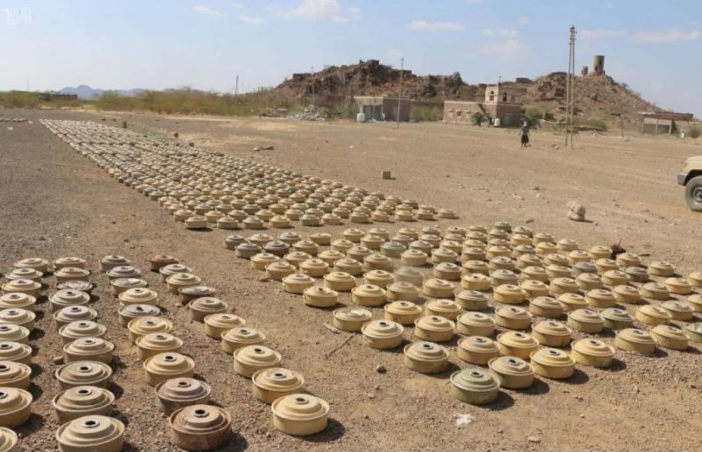 مشروع "مسام" ينتزع أكثر من 1300 لغم خلال أسبوع