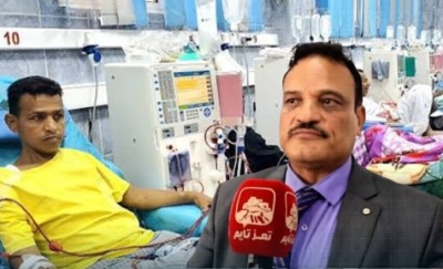 رئيس هيئة مستشفى الثورة بتعز: عطل فني أصاب محطة المياه في مركز الغسيل الكلوي بالمستشفى وتم إصلاحه على الفور