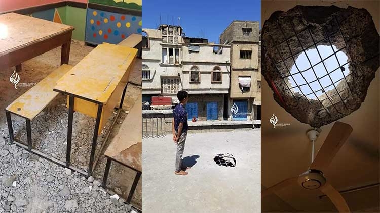 مليشيا الحوثي تستهدف مدارس وأحياء تعز السكنية بالقذائف