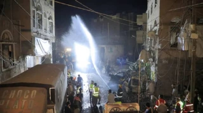 الجيش الأمريكي: الإنفجار الذي حدث في سوق فروة بصنعاء ناتج عن صاروخ حوثي