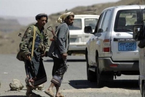 مقتل وإصابة 22 مدنياً بانفجار قنبلة سقطت من مسلح حوثي في الحوبان