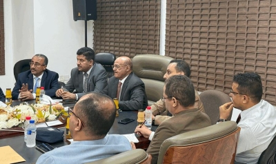 محافظ البنك المركزي يترأس اجتماعا بمدراء البنوك لمناقشة وتقييم سير عمل اللجنة الوطنية لتمويل وتنظيم الاستيراد