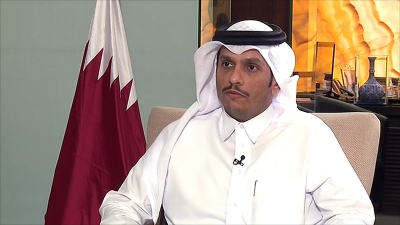 رئيس الوزراء القطري: التفاوض السبيل الوحيد لحل الأزمة اليمنية