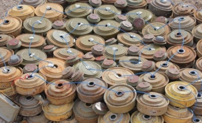 مسام ينزع 1263 لغمًا وذخيرة غير منفجرة خلال أسبوع من عدة مناطق يمنية