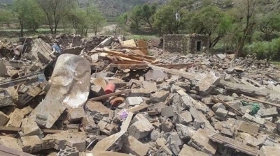 مليشيا الحوثي تفجر 13 منزلاً في تعز خلال أسبوع واحد