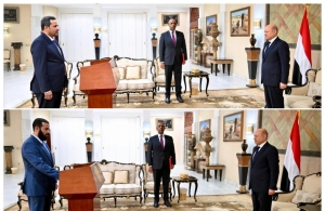 محافظو محافظات لحج وأبين والضالع يؤدون اليمين الدستورية أمام الرئيس العليمي