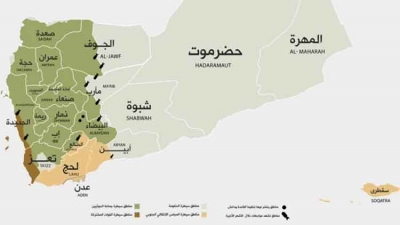 تعرف على خريطة النفوذ والسيطرة بعد 10 أعوام من الثورة في اليمن