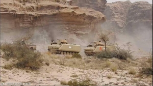 الجيش الوطني يعلن استهداف تجمعات حوثية في باقم بصعدة