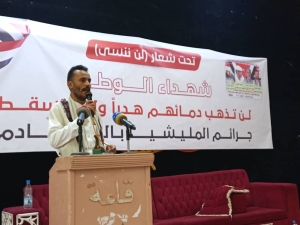 القيادي في مقاومة البيضاء الشيخ عبدالقوي العمري يشيد بجهود توحيد مجالس المقاومة الشعبية