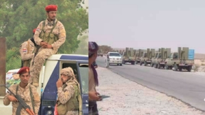 تعزيزات عسكرية لدرع الوطن باتجاه عدن وقوات الانتقالي تعزز انتشارها في المدينة