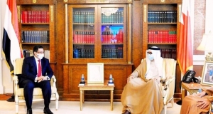 وزير خارجية اليمن يلتقي نظيره البحريني في المنامة