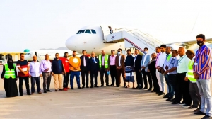 الإسكندرية.. أول شركة طيران مصرية خاصة تصل عدن منذ بدء حرب اليمن