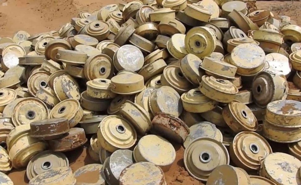 مسام ينتزع 3,166 لغمًا وذخيرة غير منفجرة من الأراضي اليمنية خلال أول أسبوع من شهر فبراير