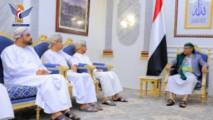 المشاط والوفد العماني - وكالة سبأ الحوثيين