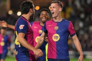 برشلونة يحقق فوزه الأول في الدوري الإسباني بثلاثية على مايوركا