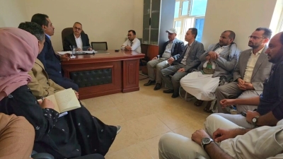 اللجنة الوطنية للتحقيق تزور جهاز أمن الدولة وتلتقي السلطة القضائية بتعز