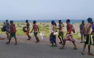 الهجرة الدولية: وصول أكثر من 17 ألف مهاجر أفريقي إلى اليمن خلال مارس الماضي