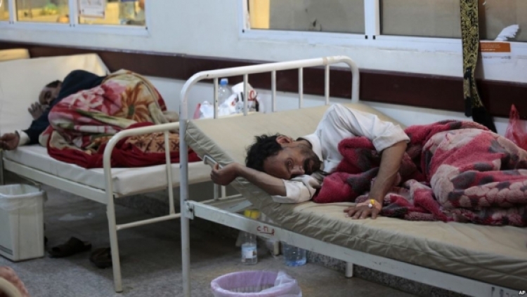 منظمة دولية: أكثر من 20 ألف حالة إصابة بالكوليرا في اليمن