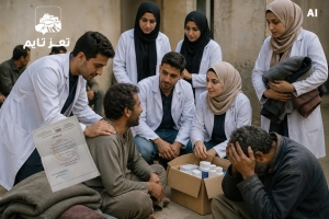 طلاب كلية الطب بتعز يطلقون مبادرة إنسانية لدعم 200 مريض نفسي وسط ظروف صعبة