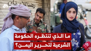 سألنا الناس ماذا تنتظره الحكومة الشرعية لتحريراليمن؟!