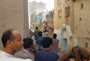 جماعة الحوثي تقر بتفجير منزل على رؤوس ساكنيه في مدينة رداع