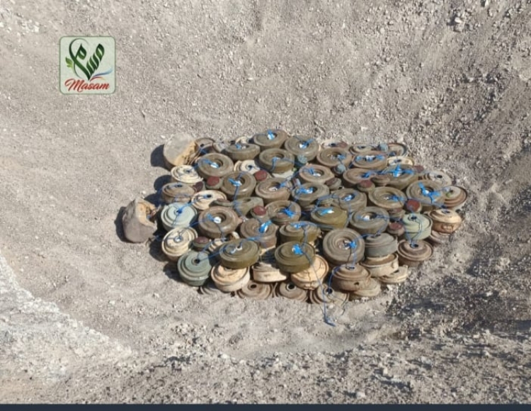 إتلاف مئات الألغام في محافظة تعز