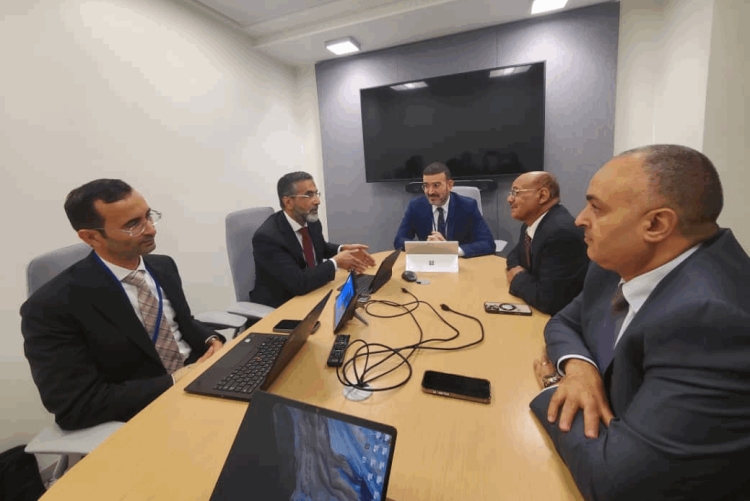 وزارة المالية والبنك المركزي يبحثان مع صندوق النقد العربي أوجه التعاون