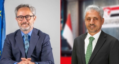 قيادة المجلس الأعلى للمقاومة الشعبية تلتقي بعثة الاتحاد الأوروبي وتناقش التطورات على الساحة اليمنية