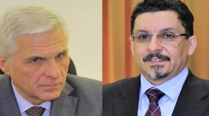 وزير الخارجية يبحث مع سفير روسيا ي نتائج تحقيقات هجمات مطار عدن