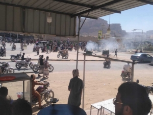 أمنية حضرموت توضح تداعيات إصابة 7متظاهرين وجنود خلال احتجاجات سيئون