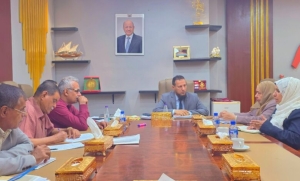 اللجنة الوطنية للتحقيق تبحث خطط تقليص المظاهر المسلحة في العاصمة المؤقتة عدن
