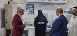 مدير مكتب الصحة بتعز يتفقّد المرافق الصحية في مديريتي القاهرة والمظفر