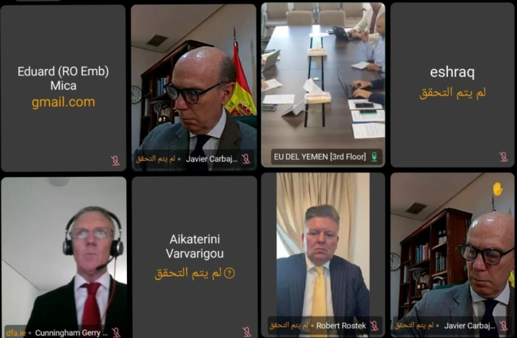 وزيرة الشؤون القانونية تبحث مع سفراء الاتحاد الأوروبي تعزيز التعاون المشترك ودعم البيئة التشريعية في اليمن