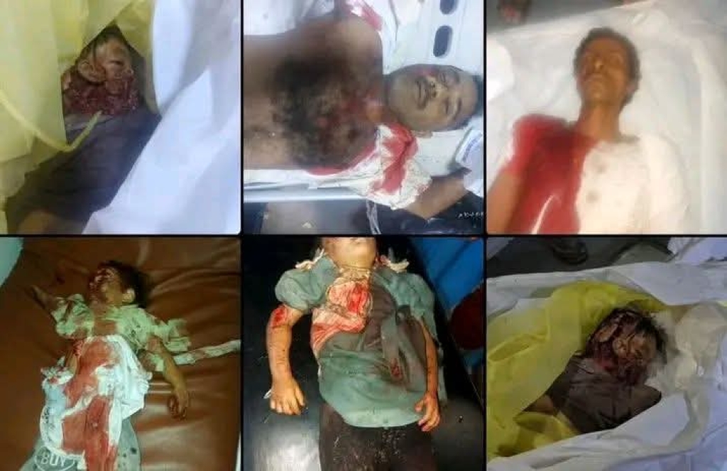مقتل 8 مدنيين بينهم أطفال بقصف حوثي استهدف مائدة إفطار بمحافظة حجة