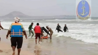 وزارة الداخلية: مصرع 3 شبان في حادثة غرق بساحل مقاطين في محافظة أبين