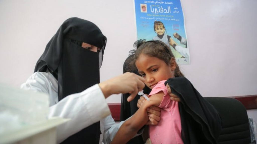 الصحة العالمية تعلن عن تسجيل 1780 حالة وفاة وإصابة بالدفتيريا في اليمن