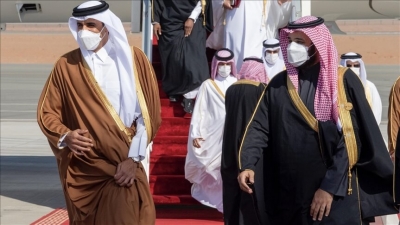 الاتصال الثاني منذ المصالحة بين أمير قطر ومحمد بن سلمان